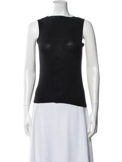 Pre-owned Jil Sander Vintage Late 1990's - Early 2000's Top In Black
