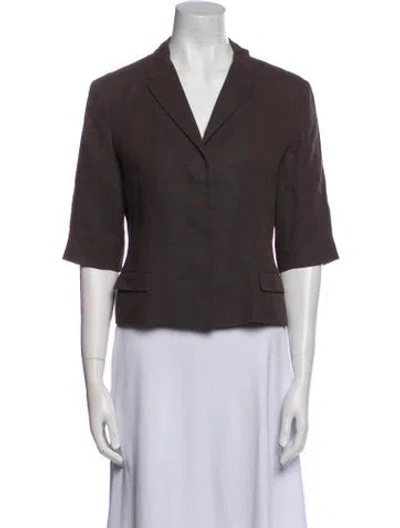 Pre-owned Jil Sander Vintage Late 2000's - Early 2010's Blazer In Brown