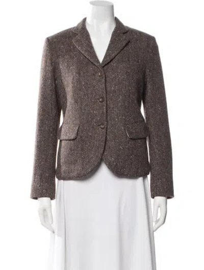 Pre-owned Jil Sander Vintage Late 2000's - Early 2010's Blazer In Brown