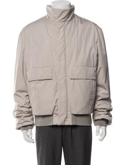 Pre-owned Jil Sander Vintage Late 2000's - Early 2010's Bomber Jacket In Grey