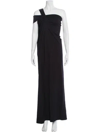 Pre-owned Jil Sander Vintage Long Dress In Black