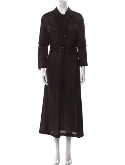 Pre-owned Jil Sander Vintage Long Dress In Brown
