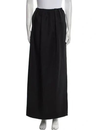 Pre-owned Jil Sander Vintage Long Skirt In Black