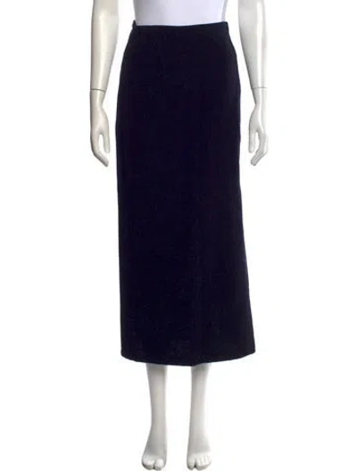 Pre-owned Jil Sander Vintage Long Skirt In Black