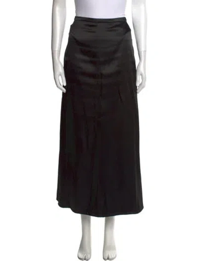 Pre-owned Jil Sander Vintage Midi Length Skirt In Black