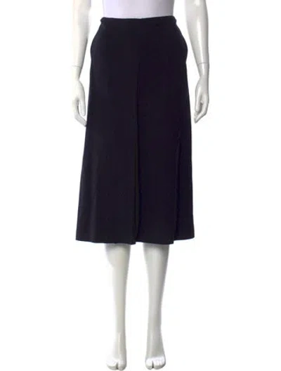Pre-owned Jil Sander Vintage Midi Length Skirt In Black