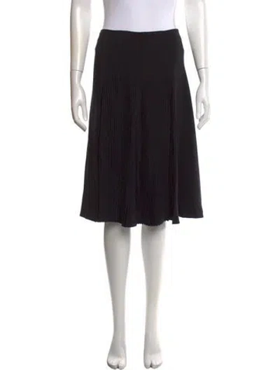 Pre-owned Jil Sander Vintage Midi Length Skirt In Black