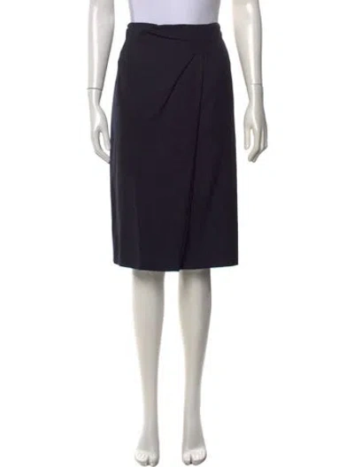 Pre-owned Jil Sander Vintage Midi Length Skirt In Blue