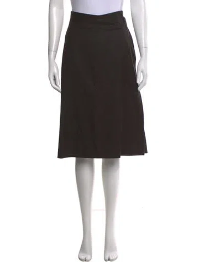 Pre-owned Jil Sander Vintage Midi Length Skirt In Brown