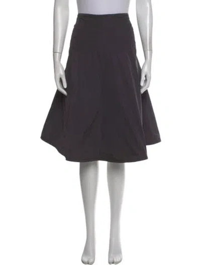 Pre-owned Jil Sander Vintage Midi Length Skirt In Gray