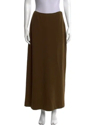 Pre-owned Jil Sander Vintage Midi Length Skirt In Green