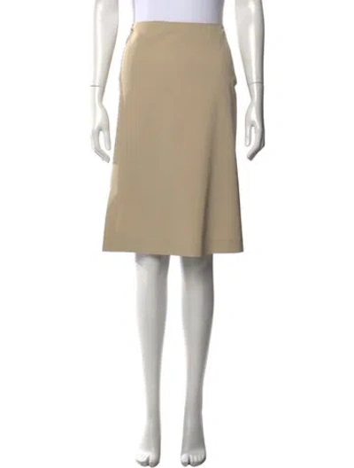 Pre-owned Jil Sander Vintage Midi Length Skirt In Neutral