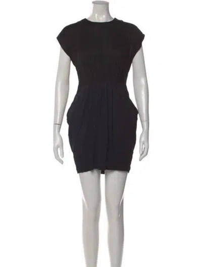Pre-owned Jil Sander Vintage Mini Dress In Black