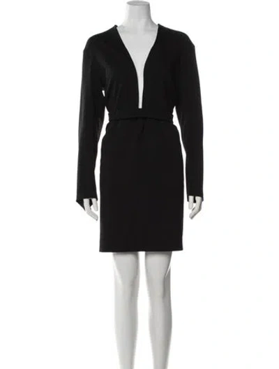 Pre-owned Jil Sander Vintage Mini Dress In Black