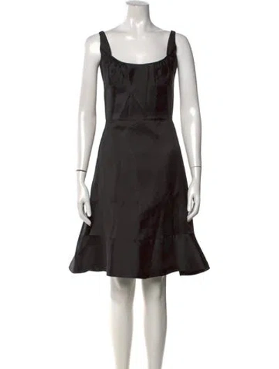 Pre-owned Jil Sander Vintage Mini Dress In Black
