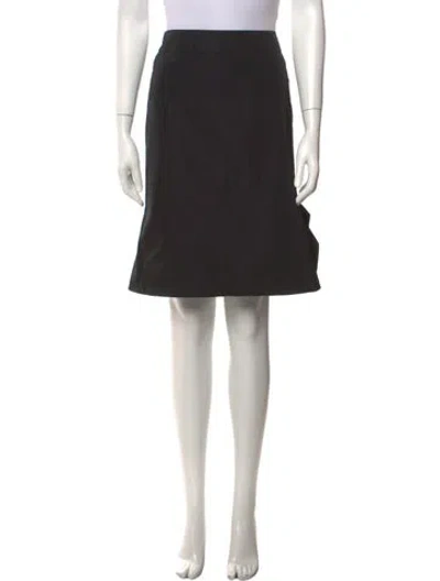 Pre-owned Jil Sander Vintage Mini Skirt In Black