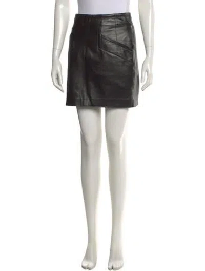 Pre-owned Jil Sander Vintage Mini Skirt In Black
