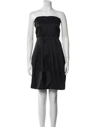 Pre-owned Jil Sander Vintage Mini Skirt In Black