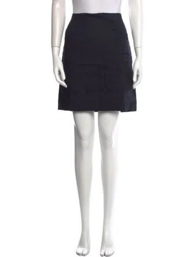 Pre-owned Jil Sander Vintage Mini Skirt In Blue