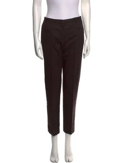 Pre-owned Jil Sander Vintage Straight Leg Pants In Brown