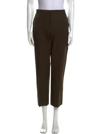 Pre-owned Jil Sander Vintage Straight Leg Pants In Green