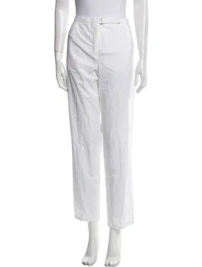 Pre-owned Jil Sander Vintage Straight Leg Pants In White