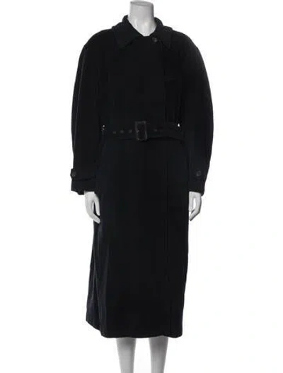 Pre-owned Jil Sander Vintage Trench Coat In Blue