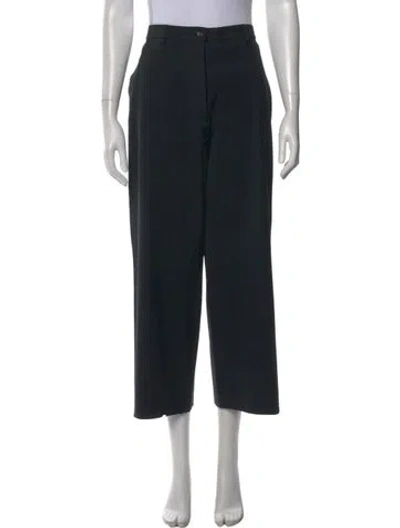 Pre-owned Jil Sander Vintage Wide Leg Pants In Black