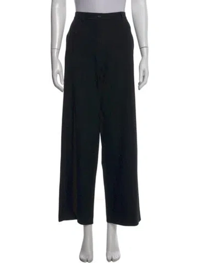 Pre-owned Jil Sander Vintage Wide Leg Pants In Black