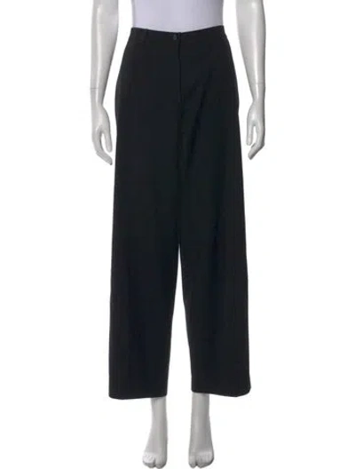 Pre-owned Jil Sander Vintage Wide Leg Pants In Black