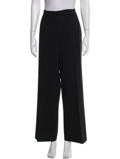 Pre-owned Jil Sander Vintage Wide Leg Pants In Black
