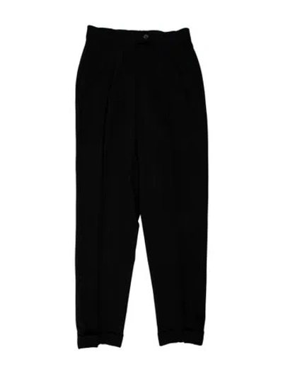 Pre-owned Jil Sander Vintage Wide Leg Pants In Black