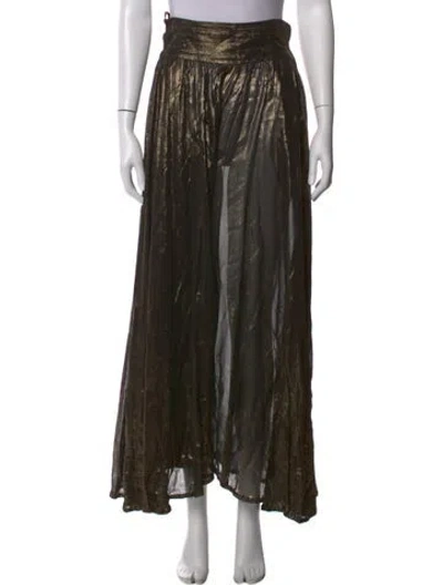 Pre-owned Jil Sander Vintage Wide Leg Pants In Green