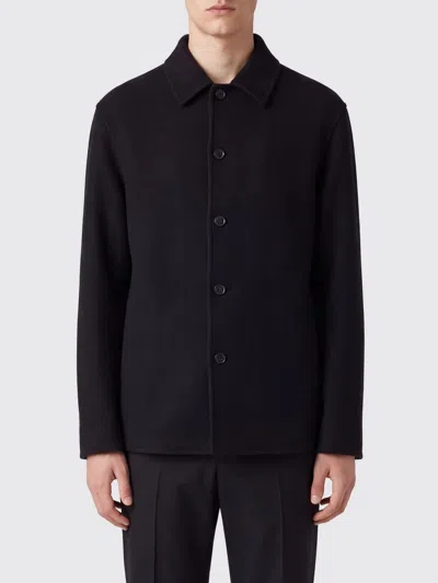 Jil Sander Virgin Wool And Cashmere Blend Shirt Jacket In Black