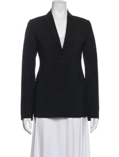 Pre-owned Jil Sander Virgin Wool Blazer In Black