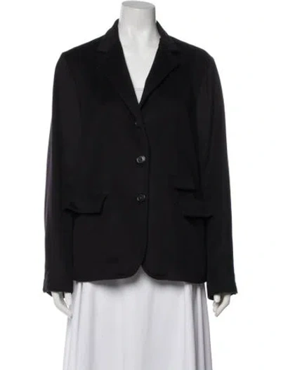 Pre-owned Jil Sander Virgin Wool Blazer In Black