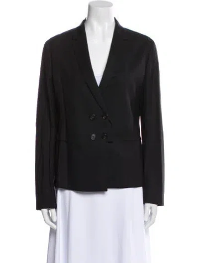 Pre-owned Jil Sander Virgin Wool Blazer In Black