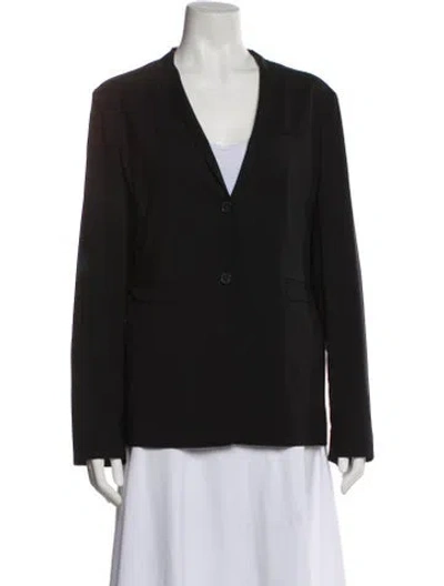 Pre-owned Jil Sander Virgin Wool Blazer In Black