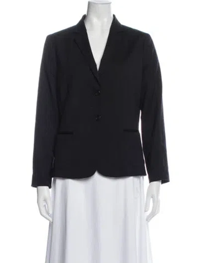 Pre-owned Jil Sander Virgin Wool Blazer In Black