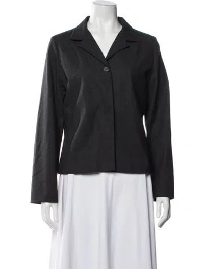 Pre-owned Jil Sander Virgin Wool Blazer In Black