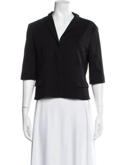 Pre-owned Jil Sander Virgin Wool Blazer In Black