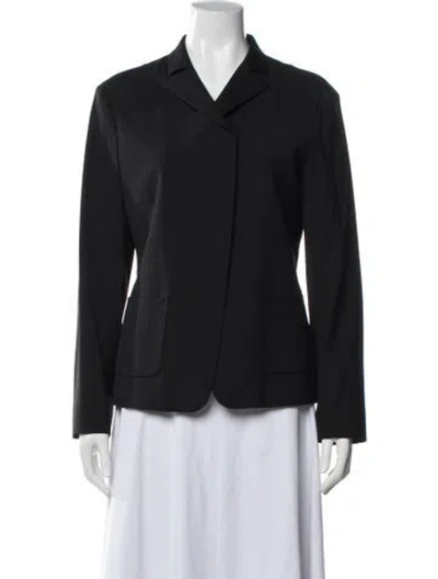 Pre-owned Jil Sander Virgin Wool Blazer In Black