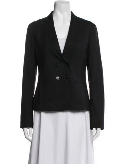 Pre-owned Jil Sander Virgin Wool Blazer In Black