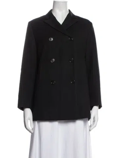 Pre-owned Jil Sander Virgin Wool Blazer In Black