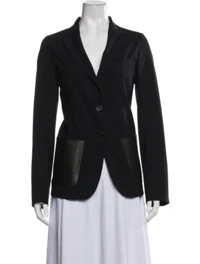 Pre-owned Jil Sander Virgin Wool Blazer In Black