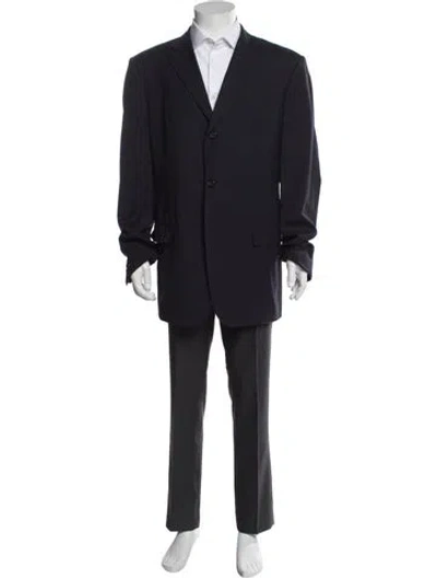 Pre-owned Jil Sander Virgin Wool Blazer In Blue