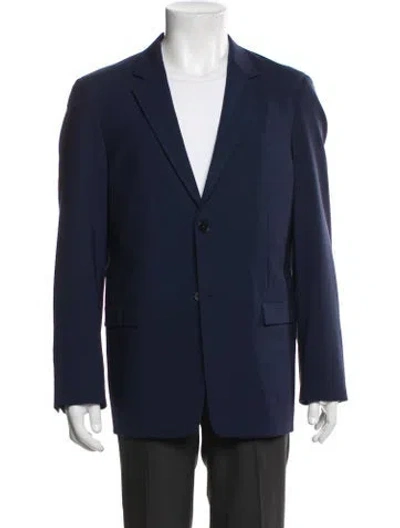 Pre-owned Jil Sander Virgin Wool Blazer In Blue