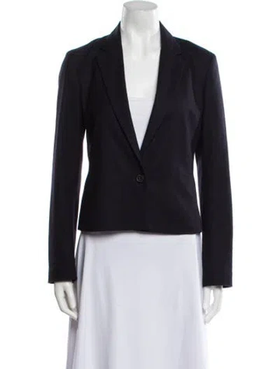 Pre-owned Jil Sander Virgin Wool Blazer In Blue