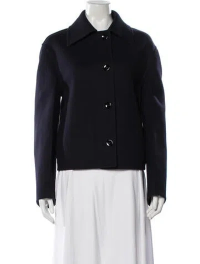 Pre-owned Jil Sander Virgin Wool Blazer In Blue