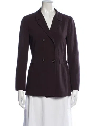 Pre-owned Jil Sander Virgin Wool Blazer In Brown